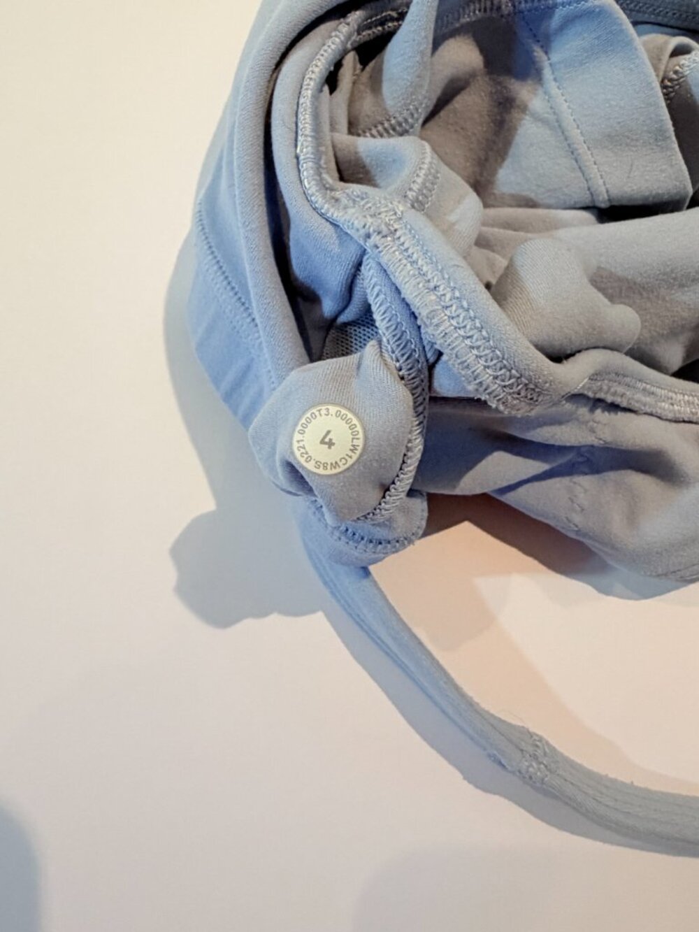 Lululemon Align Tank Light Baby Blue Built-In Bra Size 4 - Picture 4 of 5